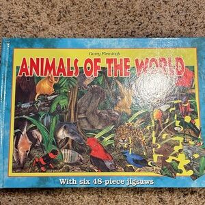's Animals of the World Puzzle Book - Blue